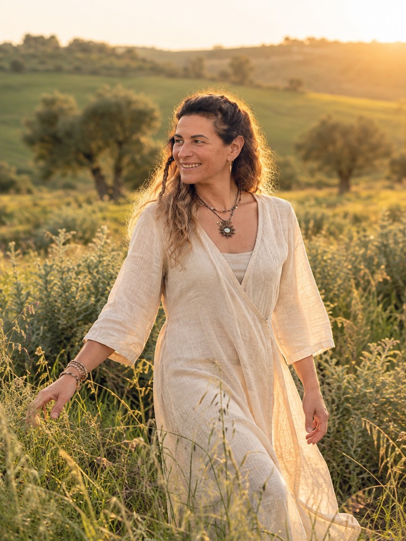 מורן בטבע – שעת זהב בשדה ירוק